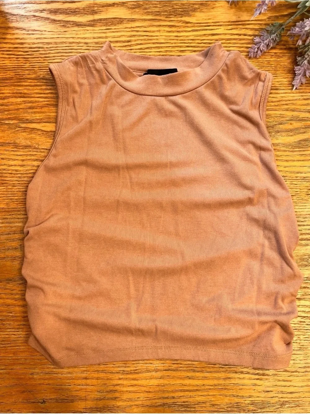 Cider Ruched Sides Tank Tops Size Medium